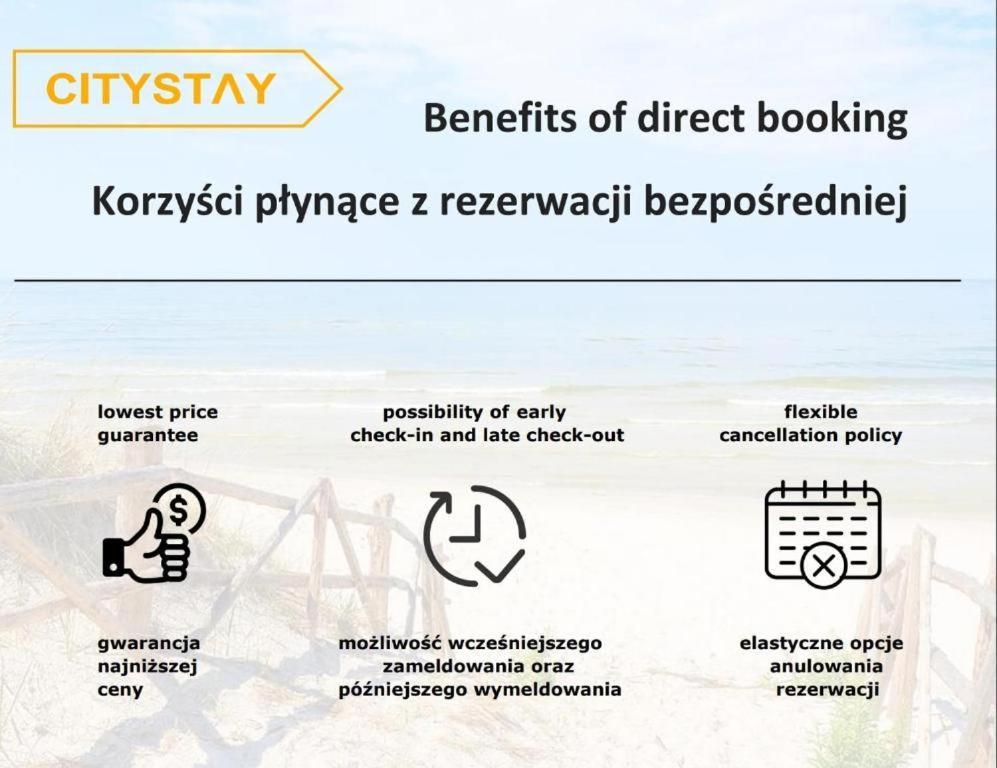 Citystay Nadmorski Apartament Marina Primore Karawela Gdansk Bagian luar foto